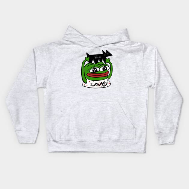 pepe Kids Hoodie by Angel Rivas